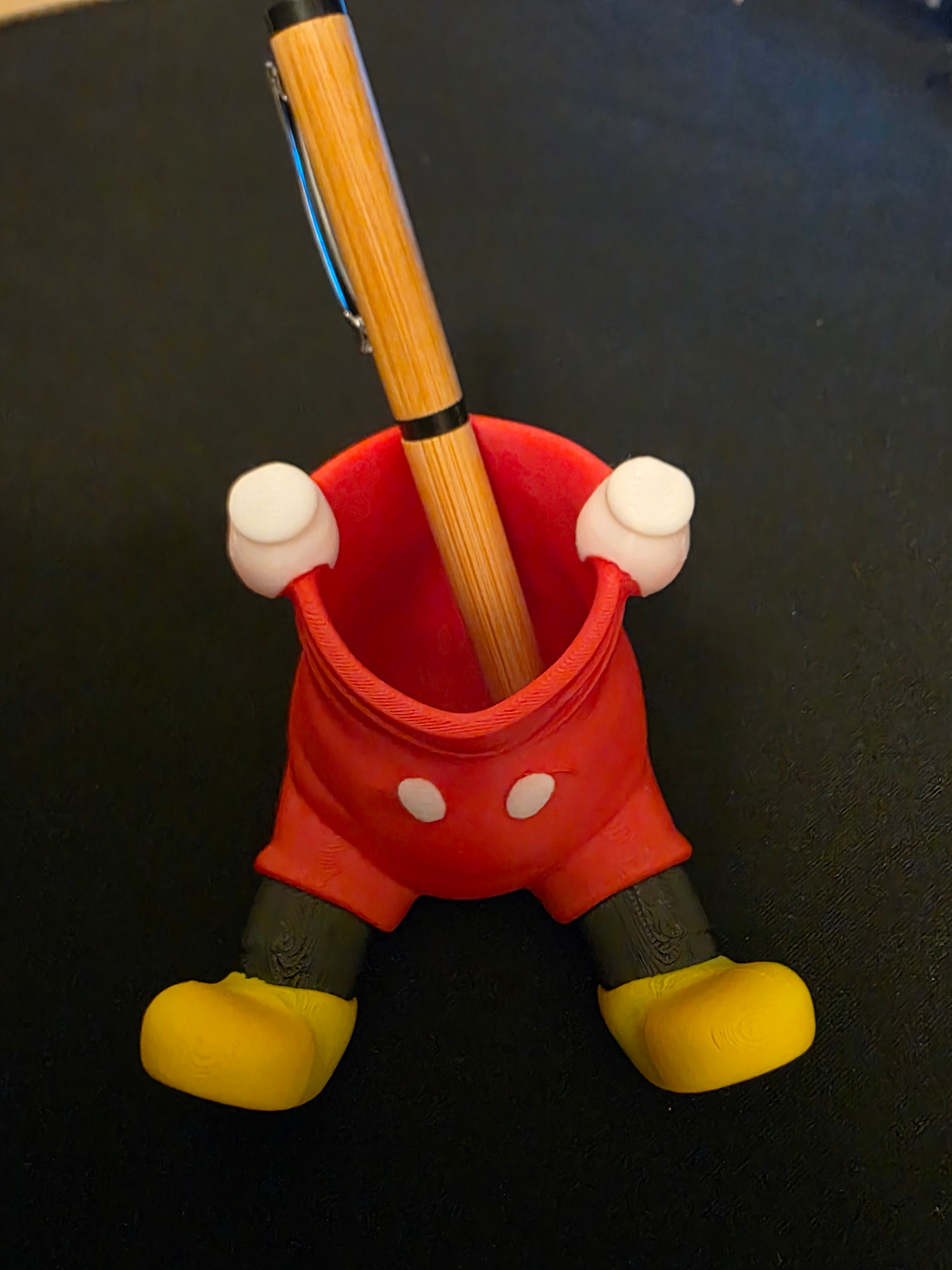 Mickey - Iconic Animated Shorts Pen Holder - Premium 3D Printed Desk Organizer