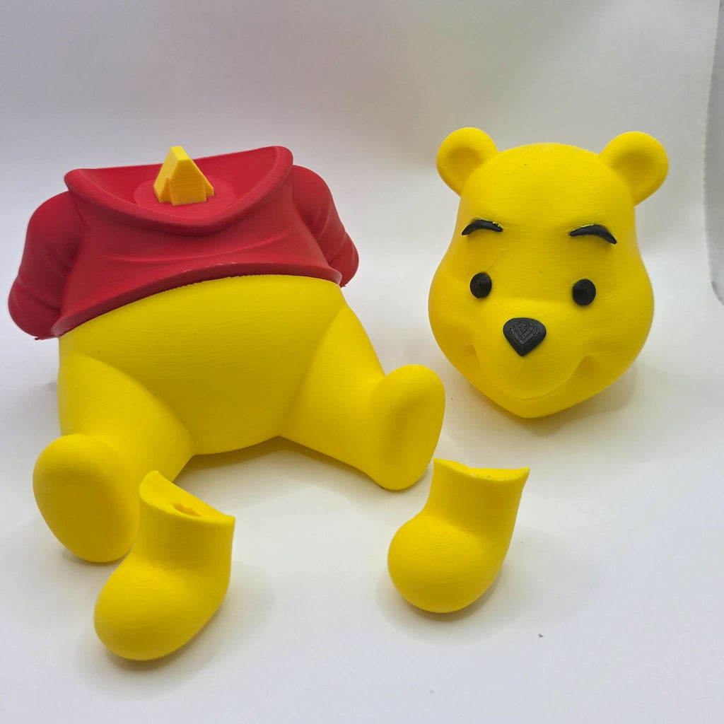Classic Honeypot Bear - Premium 3D Art Figure - WP