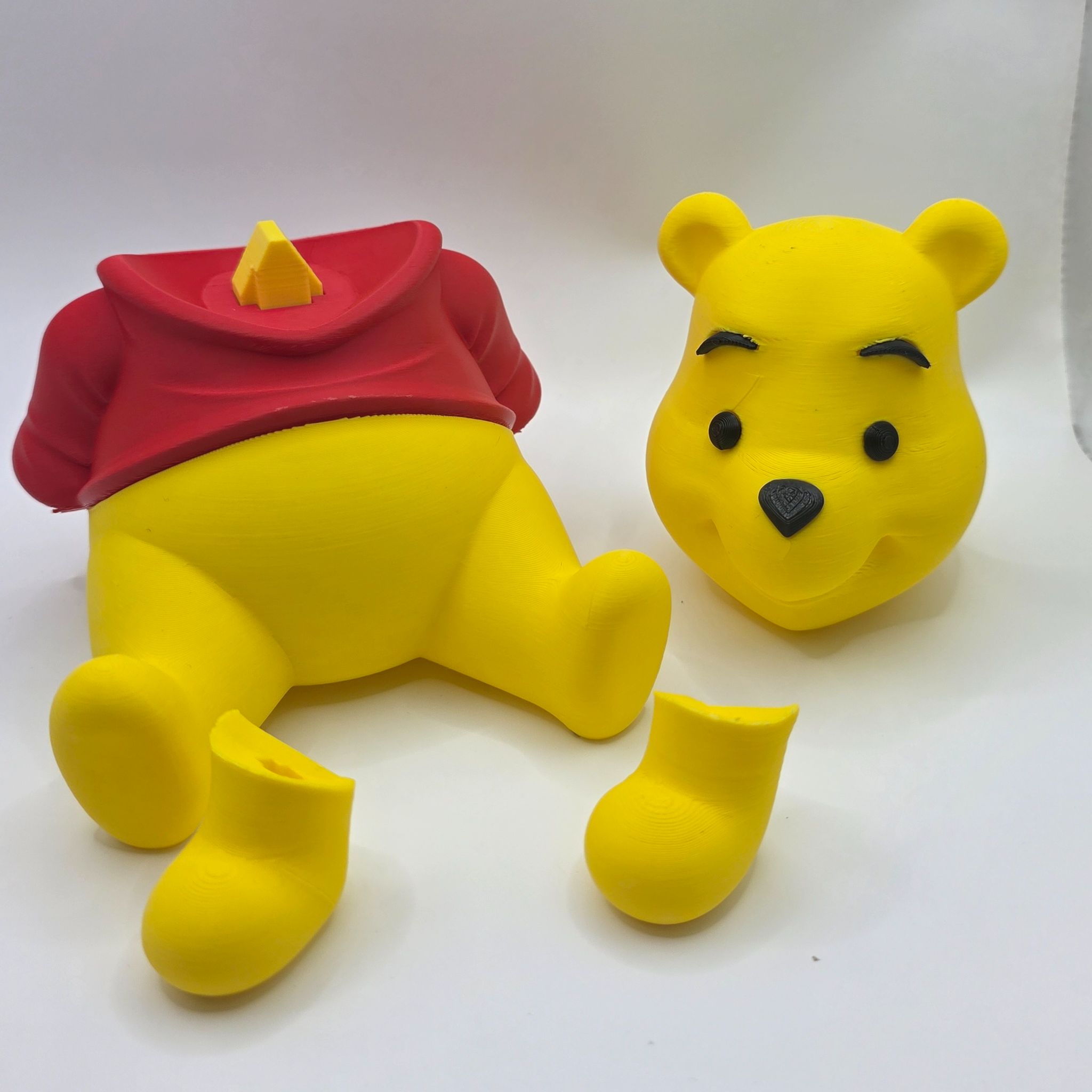 Classic Honeypot Bear - Premium 3D Art Figure - WP