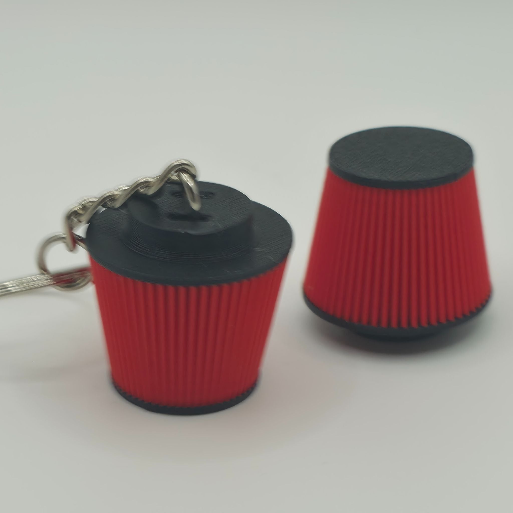 Mini Performance Air Filter Keychain - High-Detail 3D Printed JDM Car Guy Gift