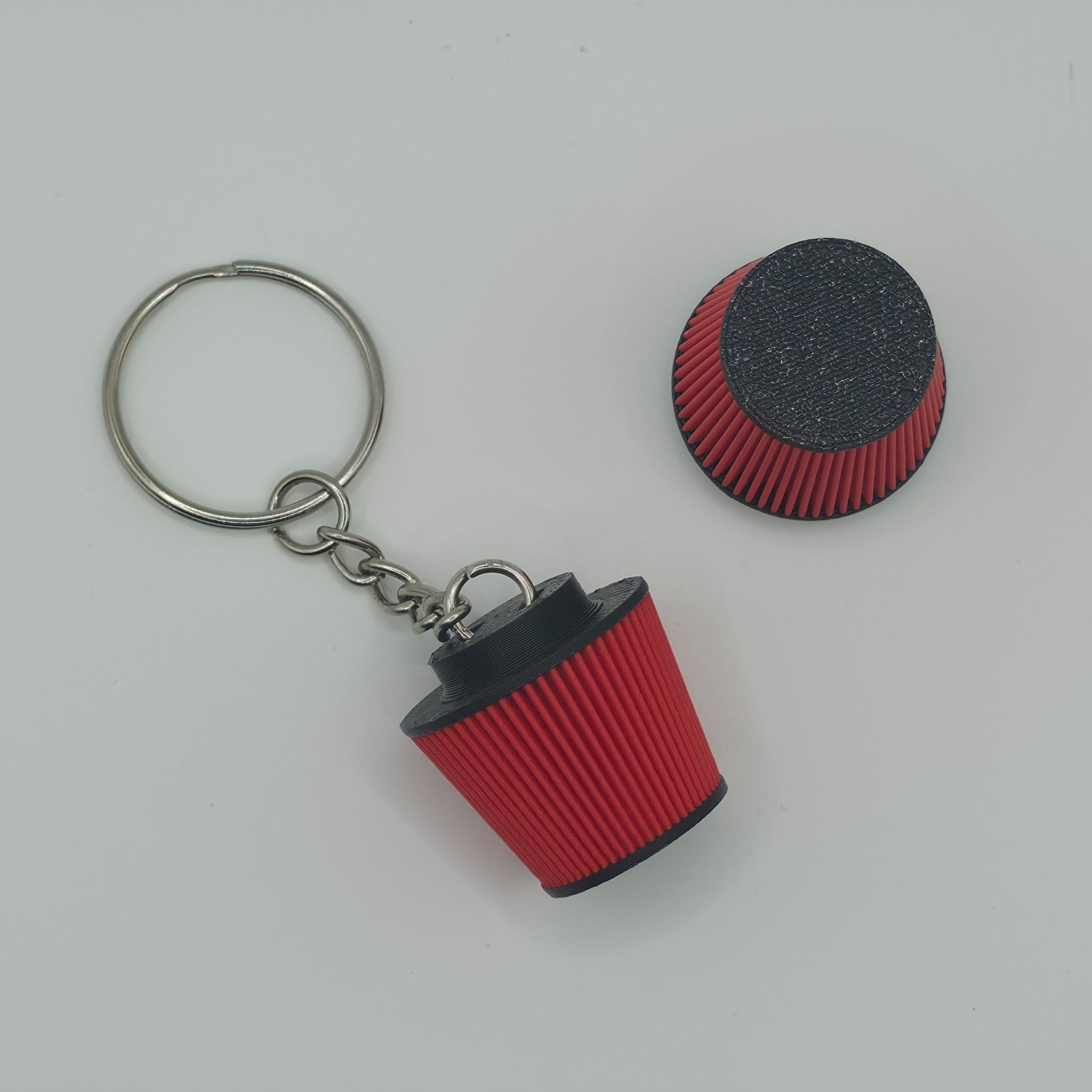 Mini Performance Air Filter Keychain - High-Detail 3D Printed JDM Car Guy Gift