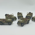 WWII Military Jeep Keychain - High-Detail 3D Printed Tactical Miniature