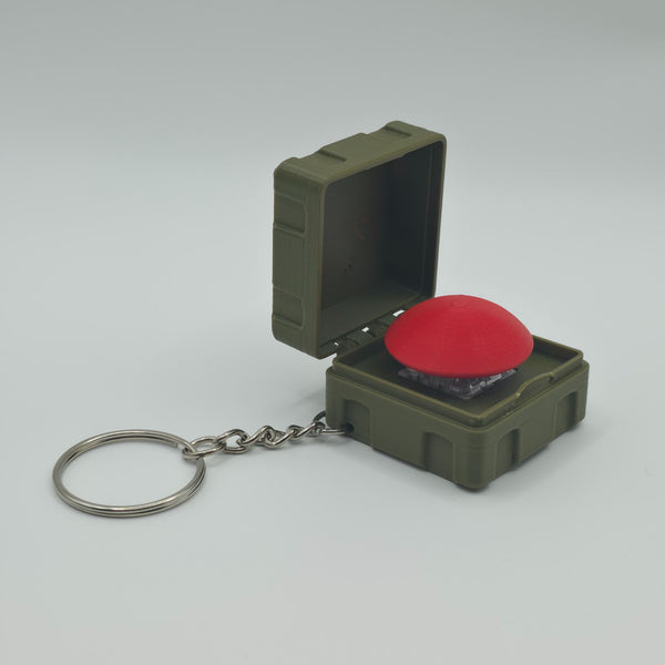 Nuke Briefcase Nuclear Button Keychain