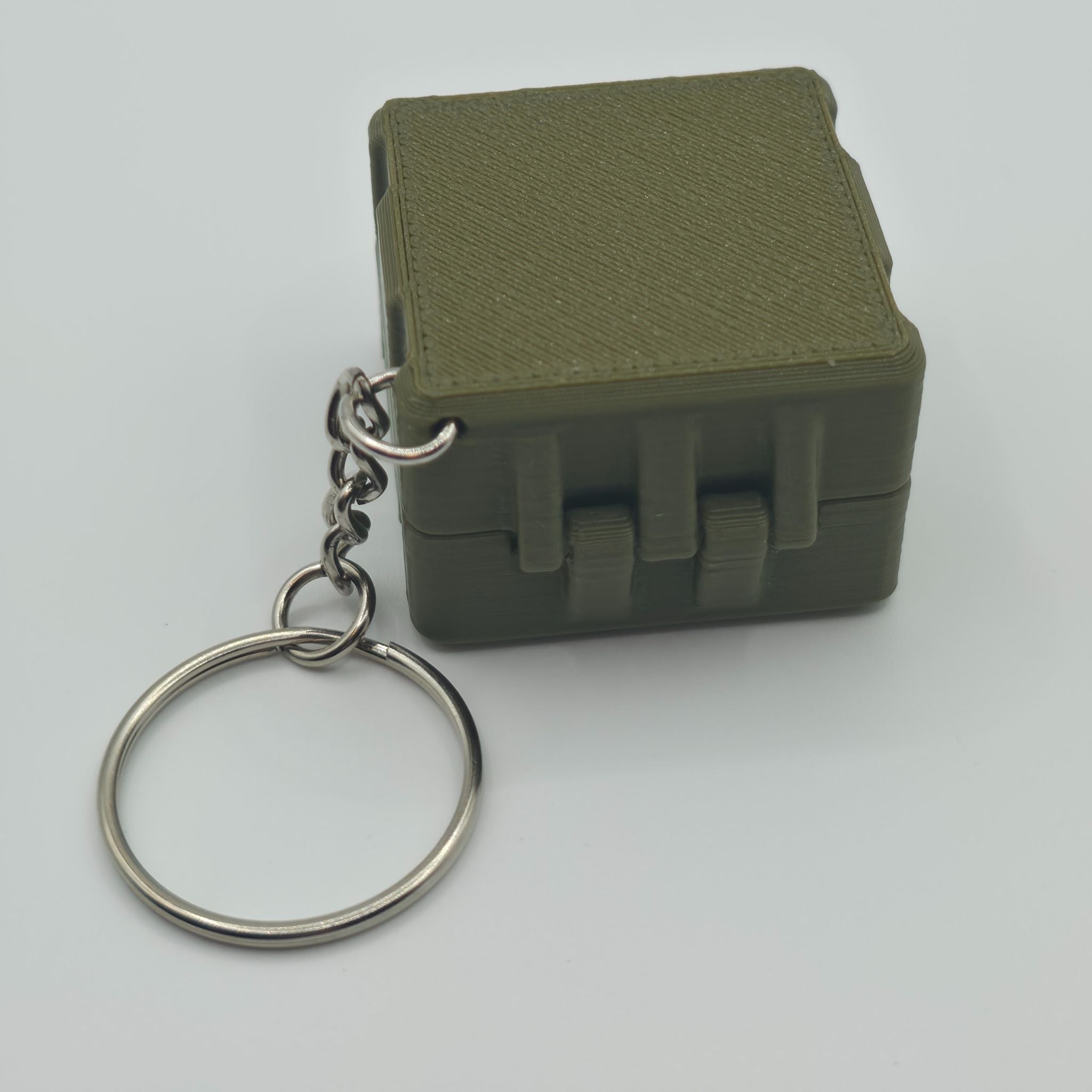 Nuke Briefcase Nuclear Button Keychain