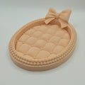Elegant Bow Jewelry Tray - 3D Printed Tufted Vanity Dish & Trinket Organizer