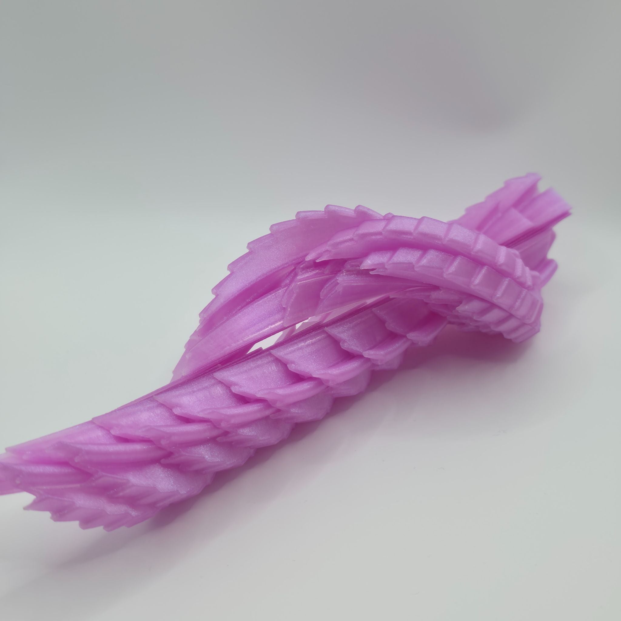 Articulated Spiral Dragon Egg | 3D Printed Transformable Fidget Toy