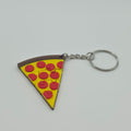 Flexible Pizza Slice Keychain - Articulated 3D Printed Fidget & Foodie Gift