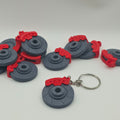 Performance Disc Brake Keychain - High-Detail 3D Printed JDM Car Guy Gift