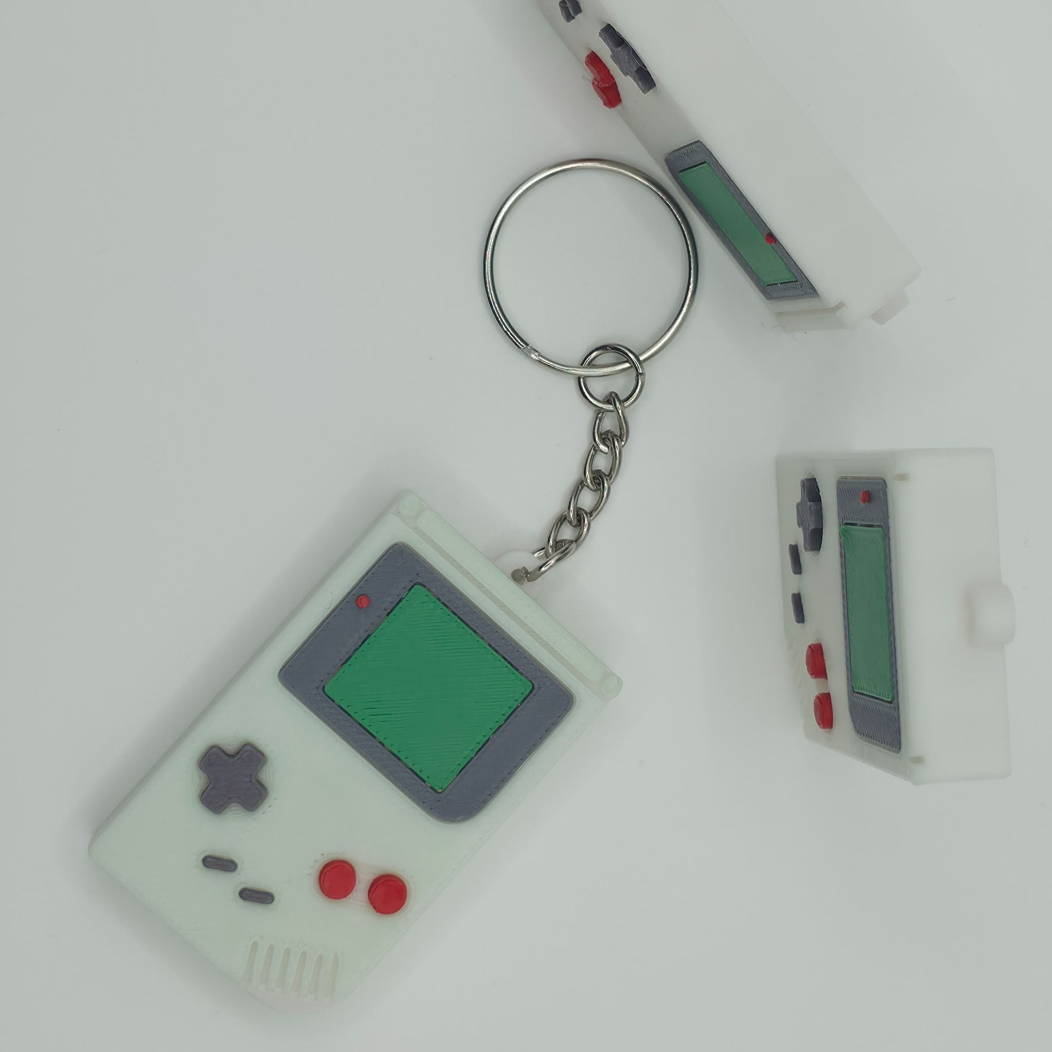 Classic DMG Gameboy Keychain - Detailed 3D Printed Retro Gamer Gift