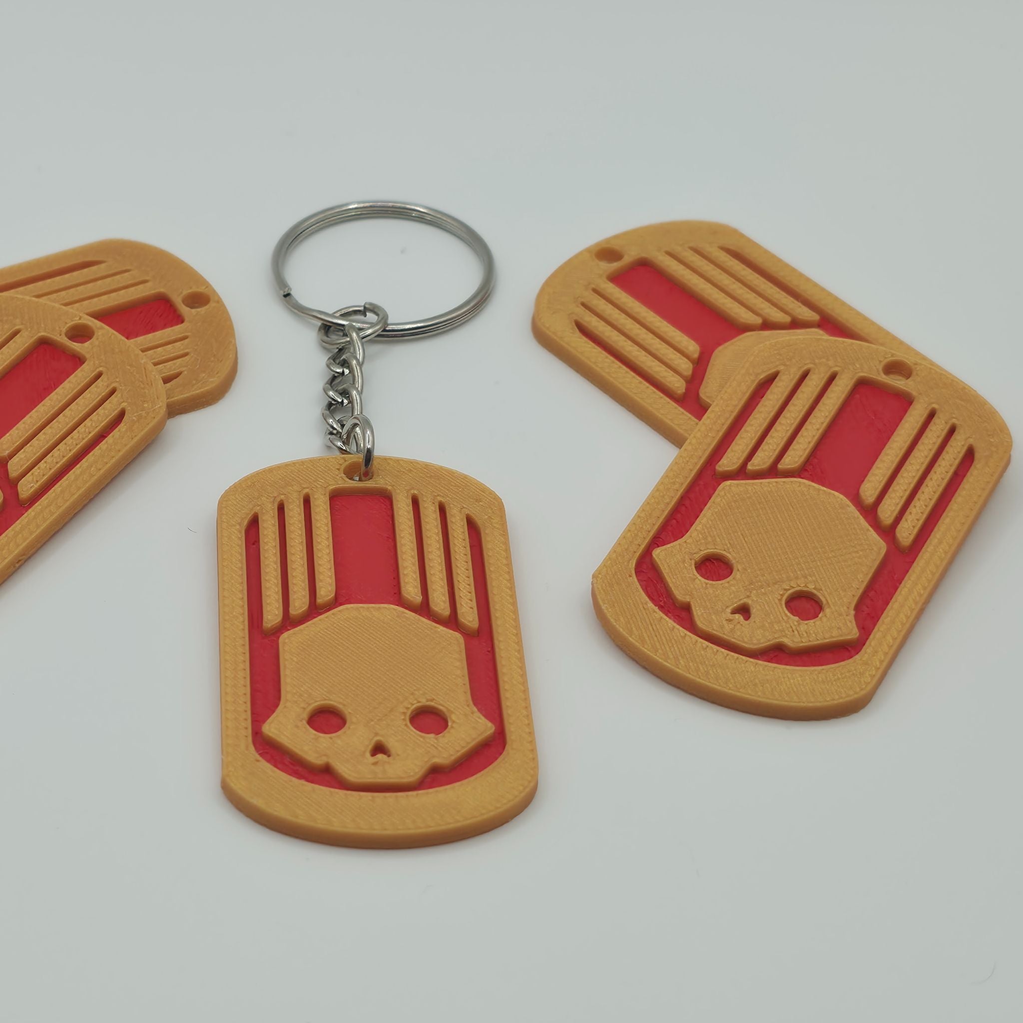 Helldivers 2 Tactical Emblem Keychain - 3D Printed Super Earth Fan Gear