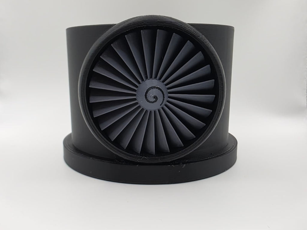 Jet Engine Turbine Desk Organizer | Aerospace-Inspired Pen Holder by 3D Nuke Toyz
