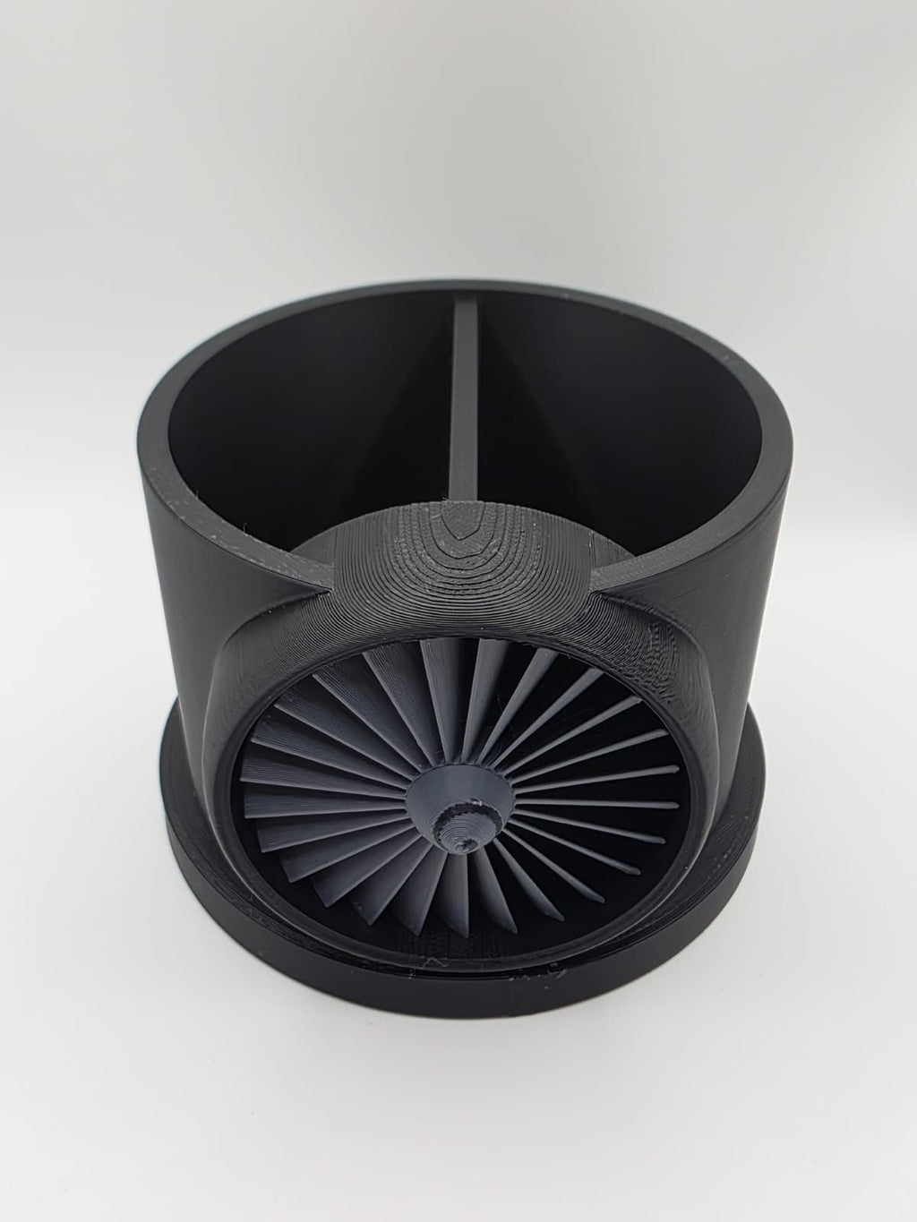 Jet Engine Turbine Desk Organizer | Aerospace-Inspired Pen Holder by 3D Nuke Toyz