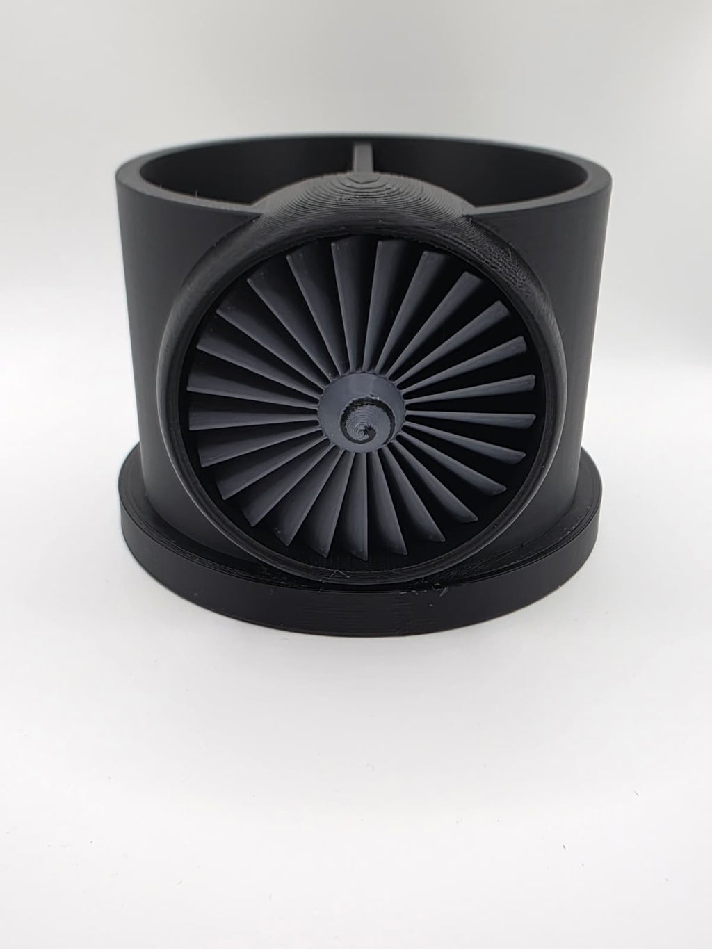 Jet Engine Turbine Desk Organizer | Aerospace-Inspired Pen Holder by 3D Nuke Toyz