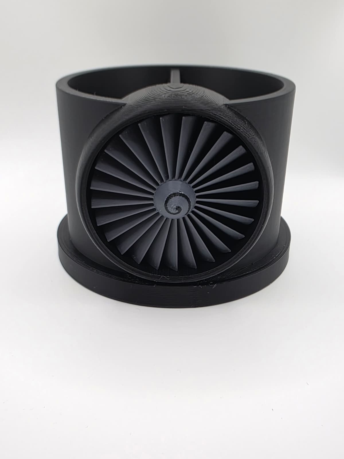 Jet Engine Turbine Desk Organizer | Aerospace-Inspired Pen Holder by 3D Nuke Toyz