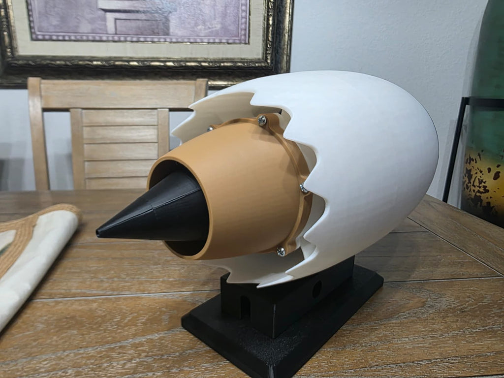 Large-Scale Turbofan Engine Replica | Premium Aerospace Display Model by 3D Nuke Toyz