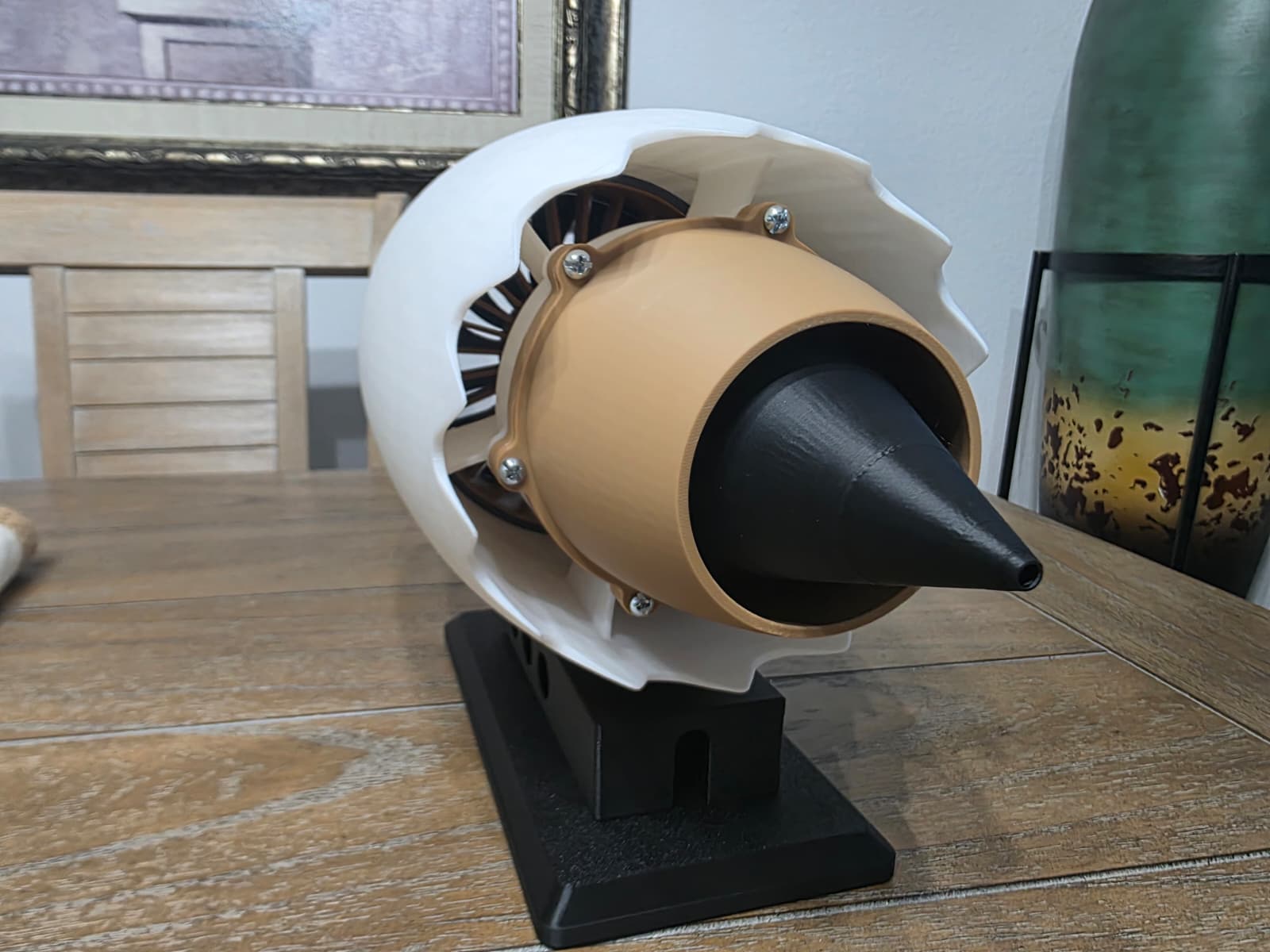 Large-Scale Turbofan Engine Replica | Premium Aerospace Display Model by 3D Nuke Toyz