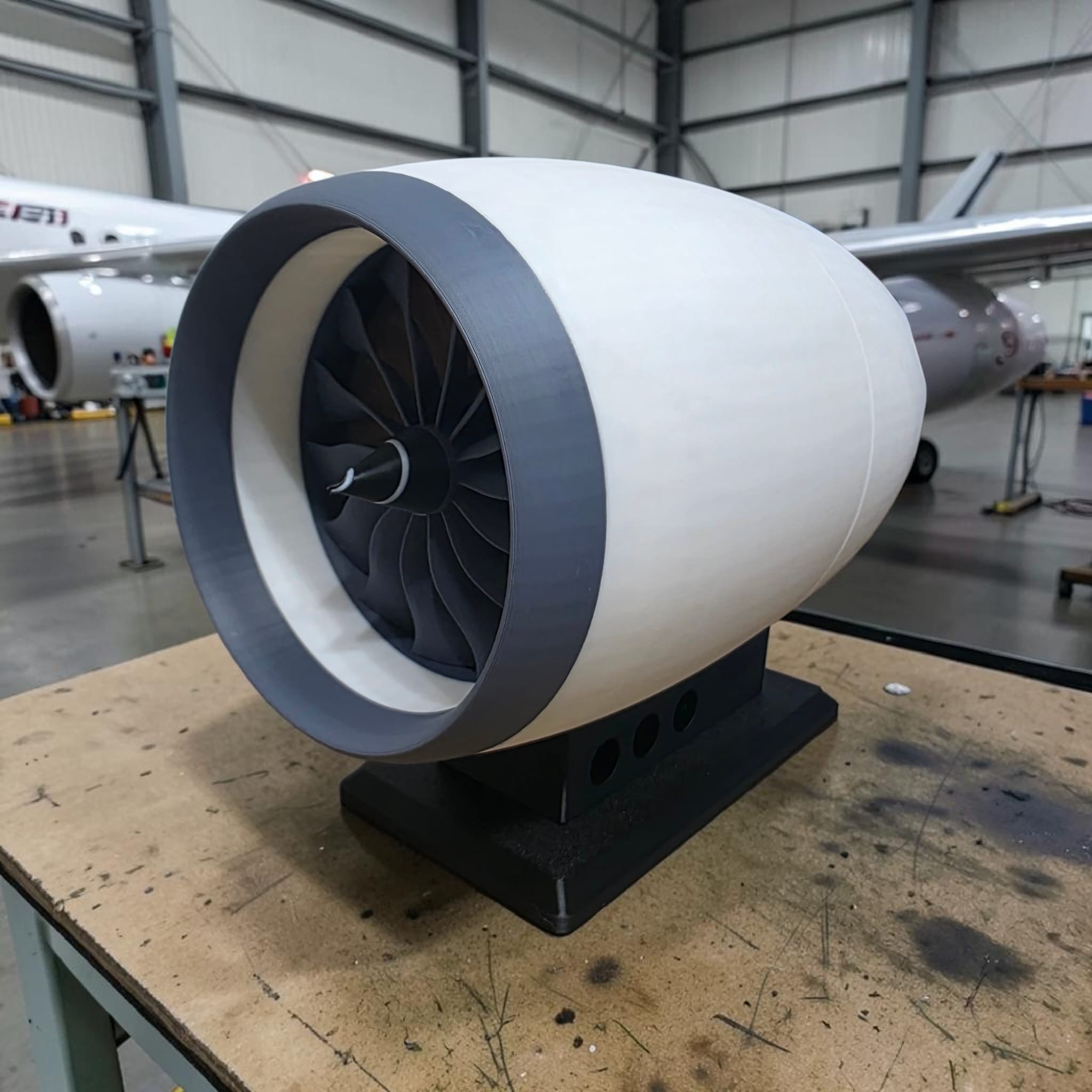 Large-Scale Turbofan Engine Replica | Premium Aerospace Display Model by 3D Nuke Toyz
