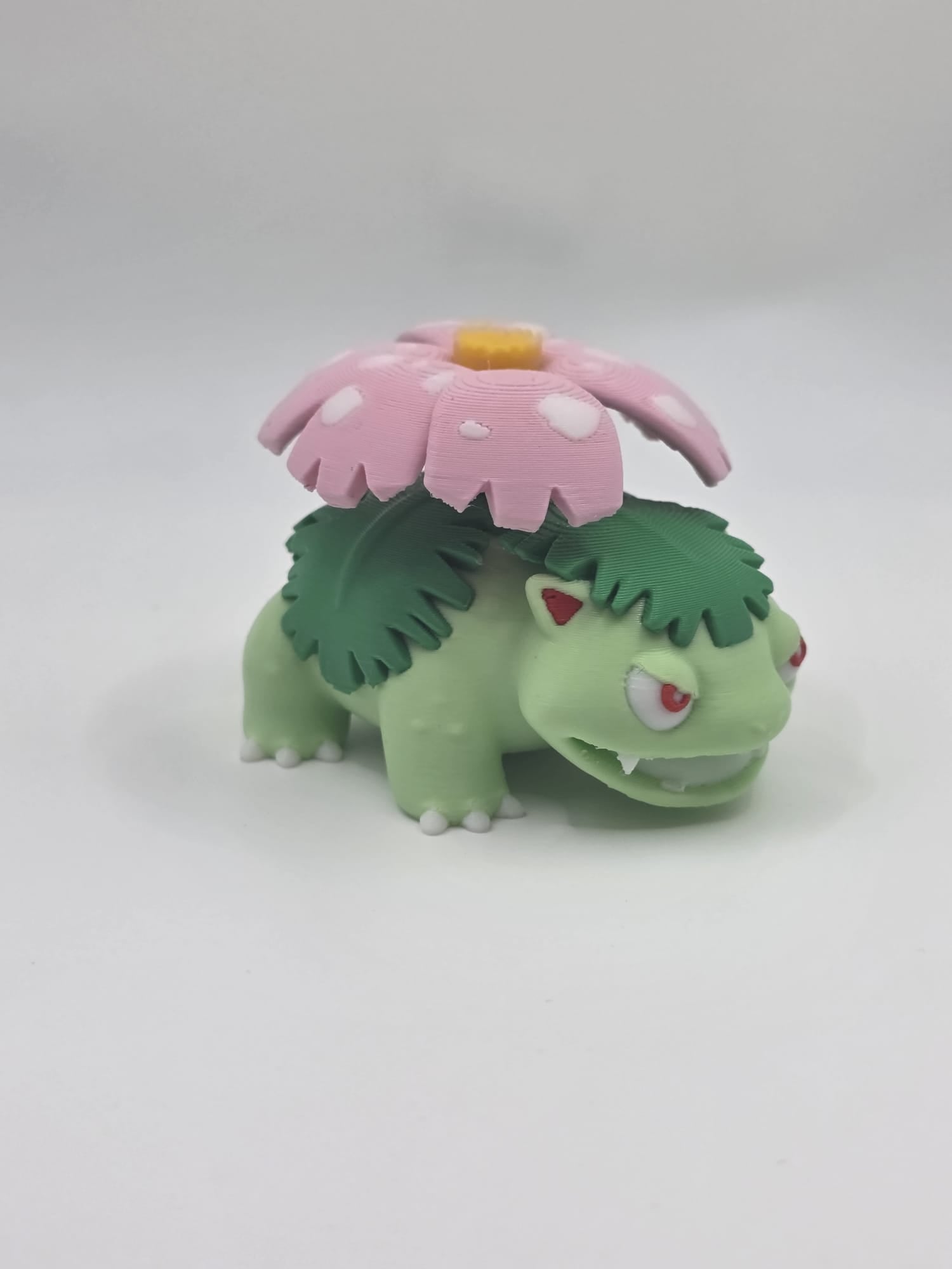 3D Printed Venusaur Figure – Multi-Color Pokémon Collectible & Desk Decor