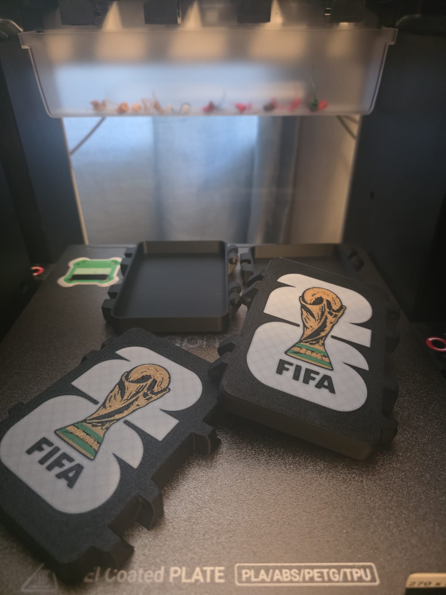Custom 3D Printed FIFA World Cup 2026 Sticker Storage Box - Organizer Case for Soccer Collectors