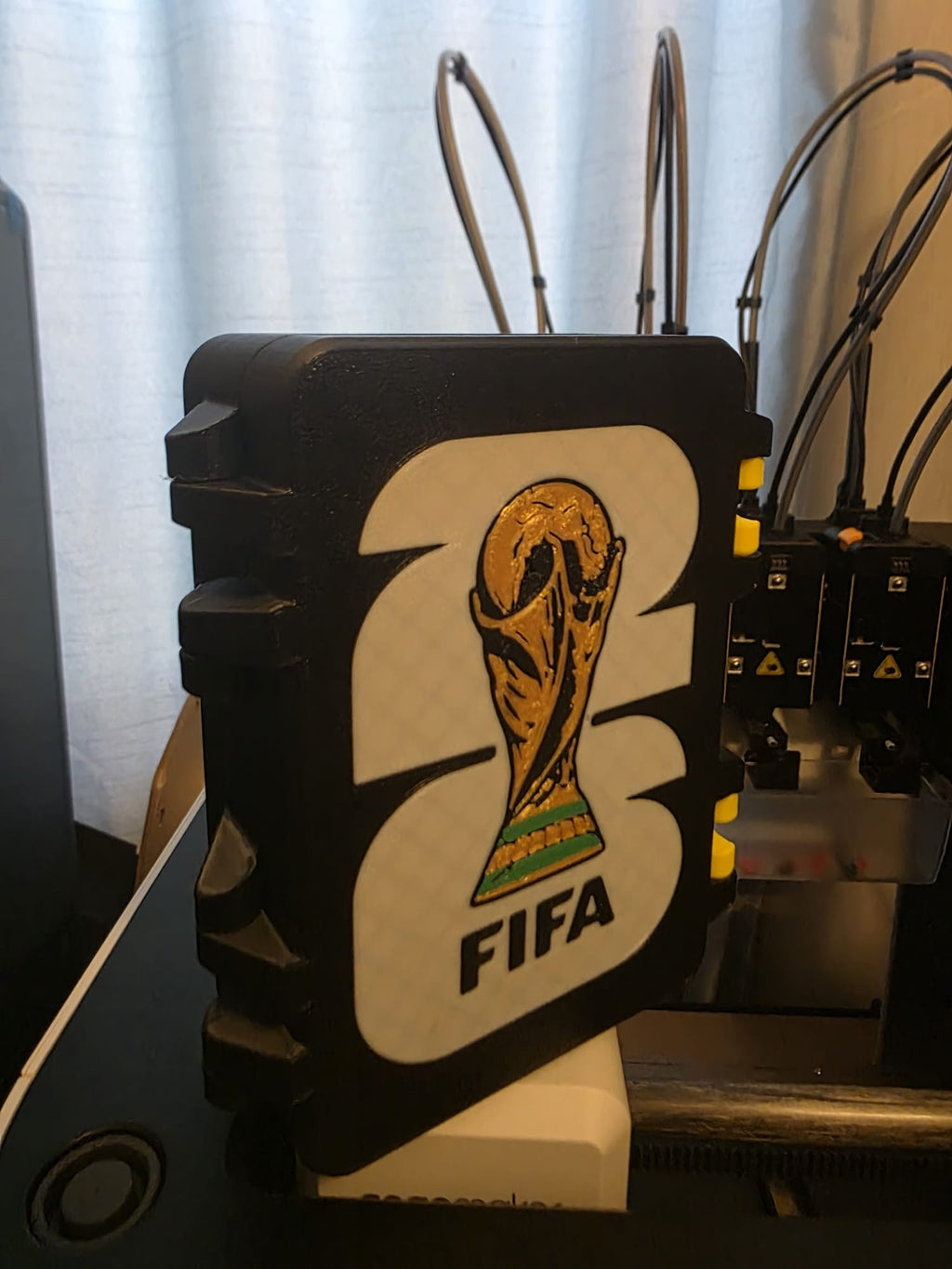 Custom 3D Printed FIFA World Cup 2026 Sticker Storage Box - Organizer Case for Soccer Collectors