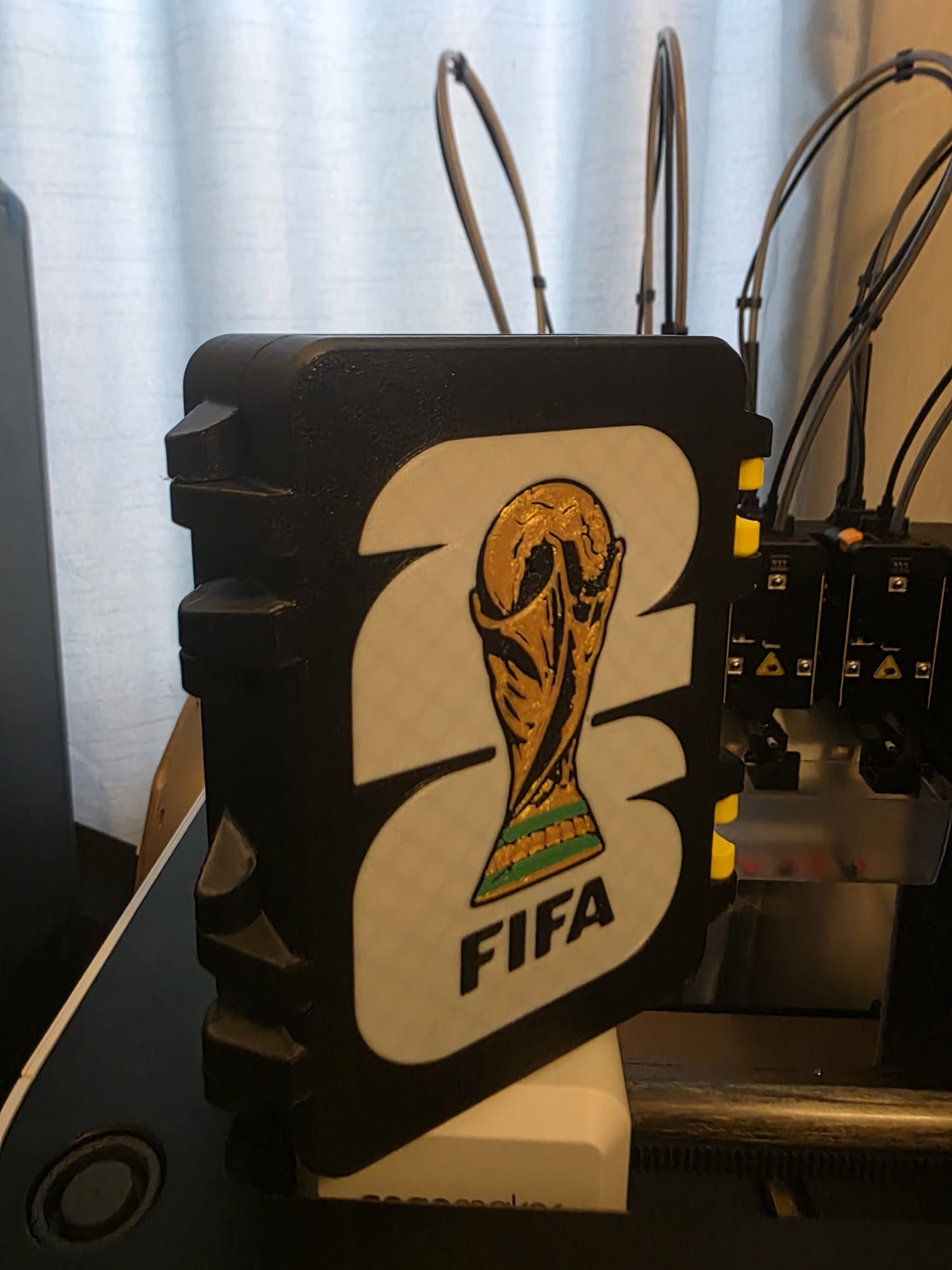 Custom 3D Printed FIFA World Cup 2026 Sticker Storage Box - Organizer Case for Soccer Collectors