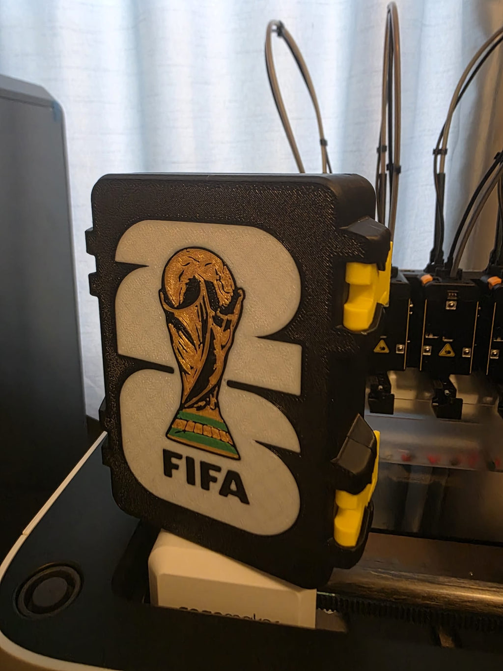 Custom 3D Printed FIFA World Cup 2026 Sticker Storage Box - Organizer Case for Soccer Collectors