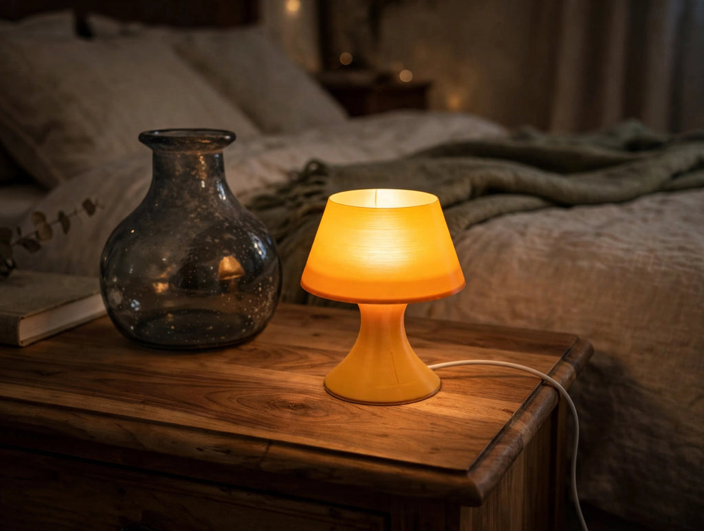 Mini lamp warm bedside glow