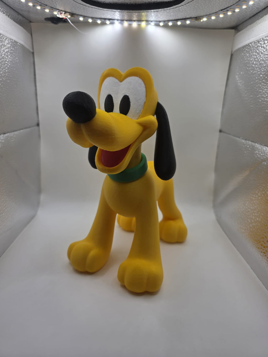 3D printed Pluto figure - front view