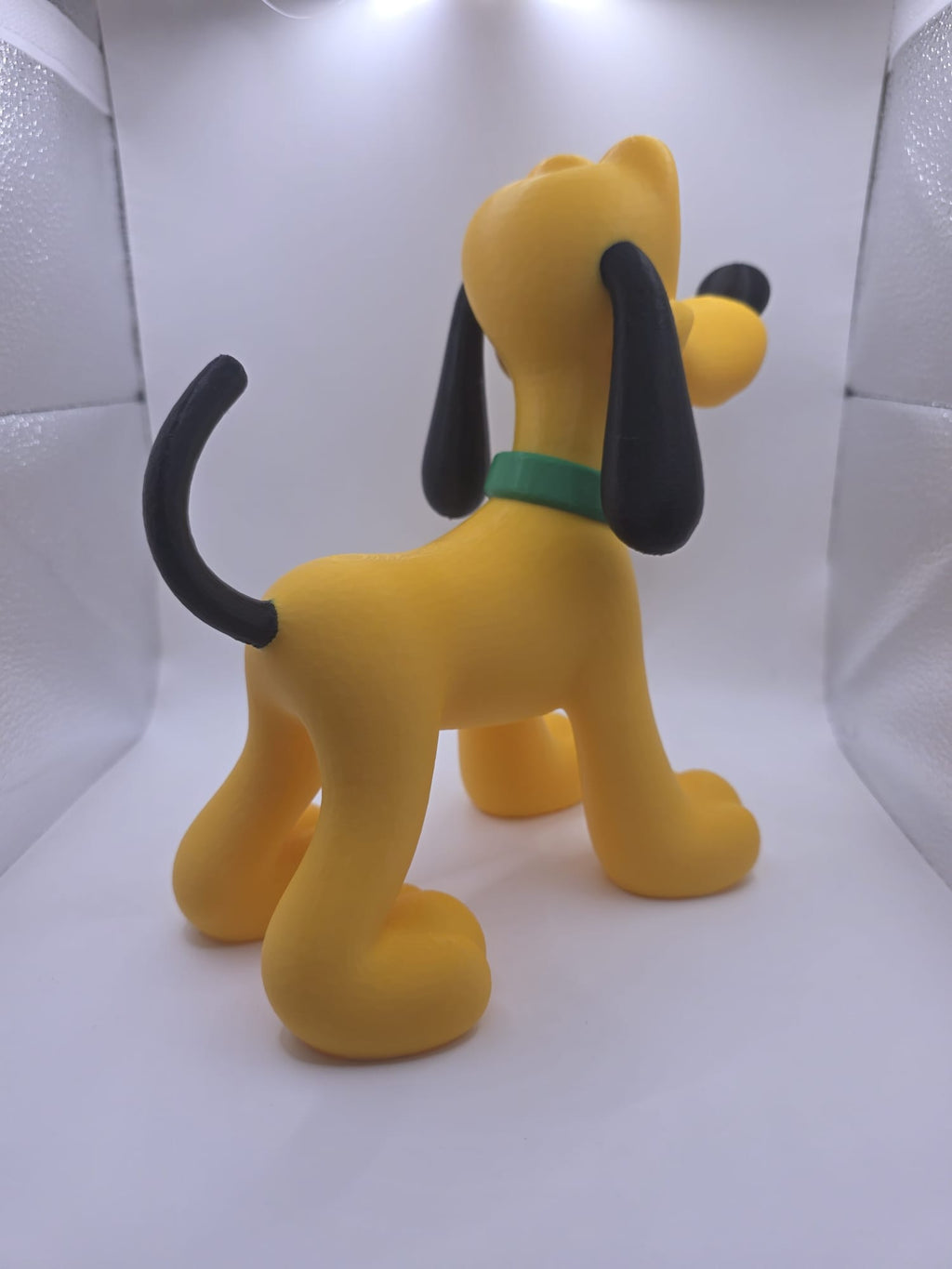3D printed Pluto figure - back view