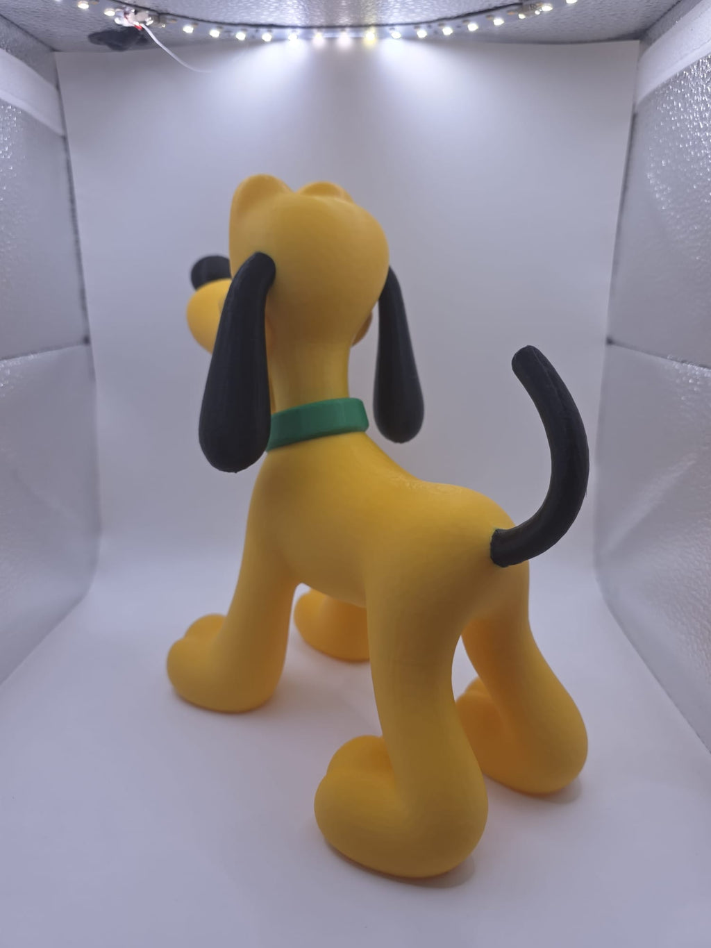 3D printed Pluto figure - left side view