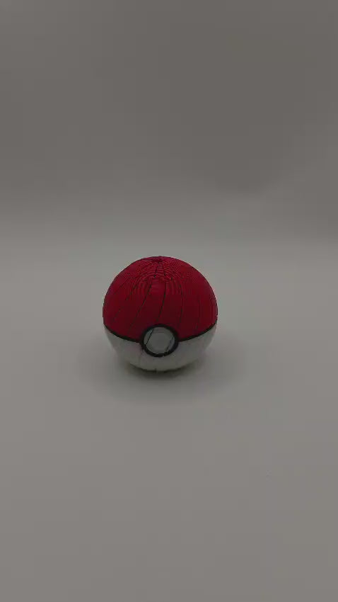 3D Printed Pokéball Fidget Clicker – Mechanical Stress Relief Toy & Desk Gadget