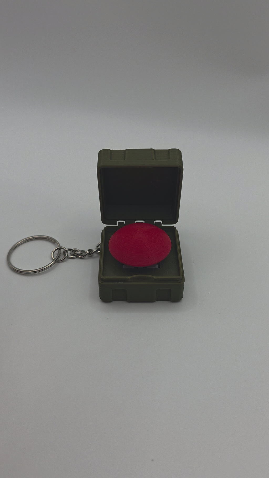 Nuke Briefcase Nuclear Button Keychain