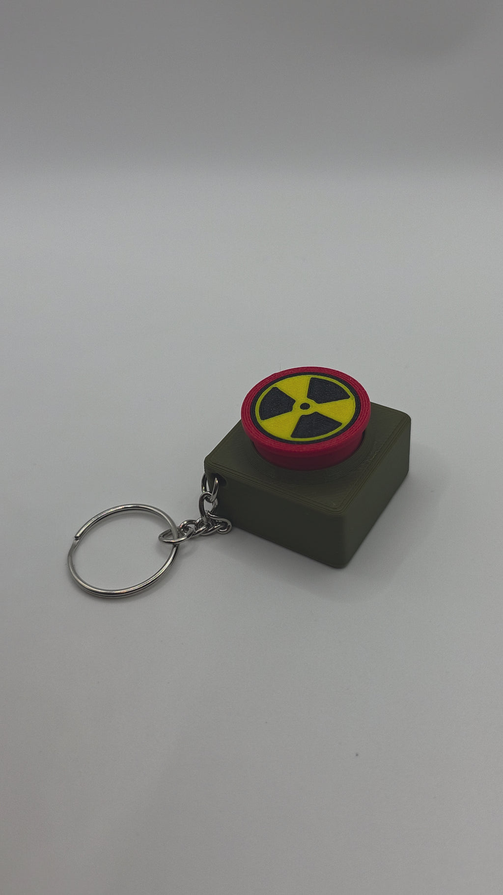 Nuke Button Clicker - Tactical 3D Printed Fidget & Launch Simulator