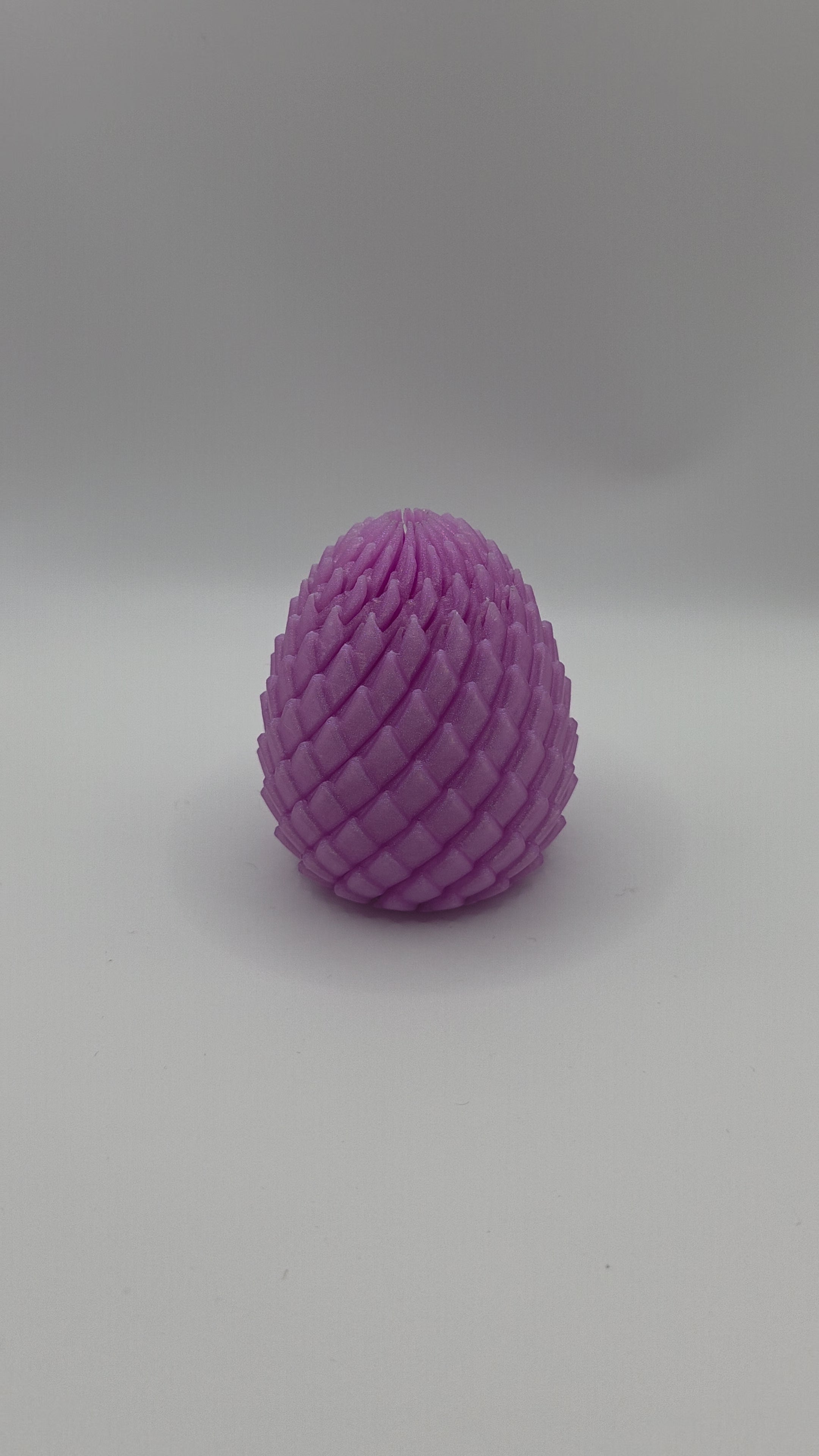 Articulated Spiral Dragon Egg | 3D Printed Transformable Fidget Toy